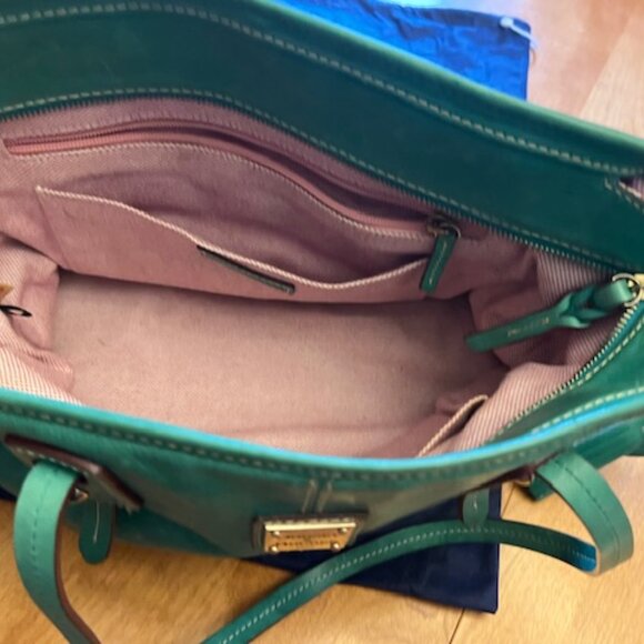 Dooney & Burke Shoulder Bag with matching wallet. - Picture 5 of 9
